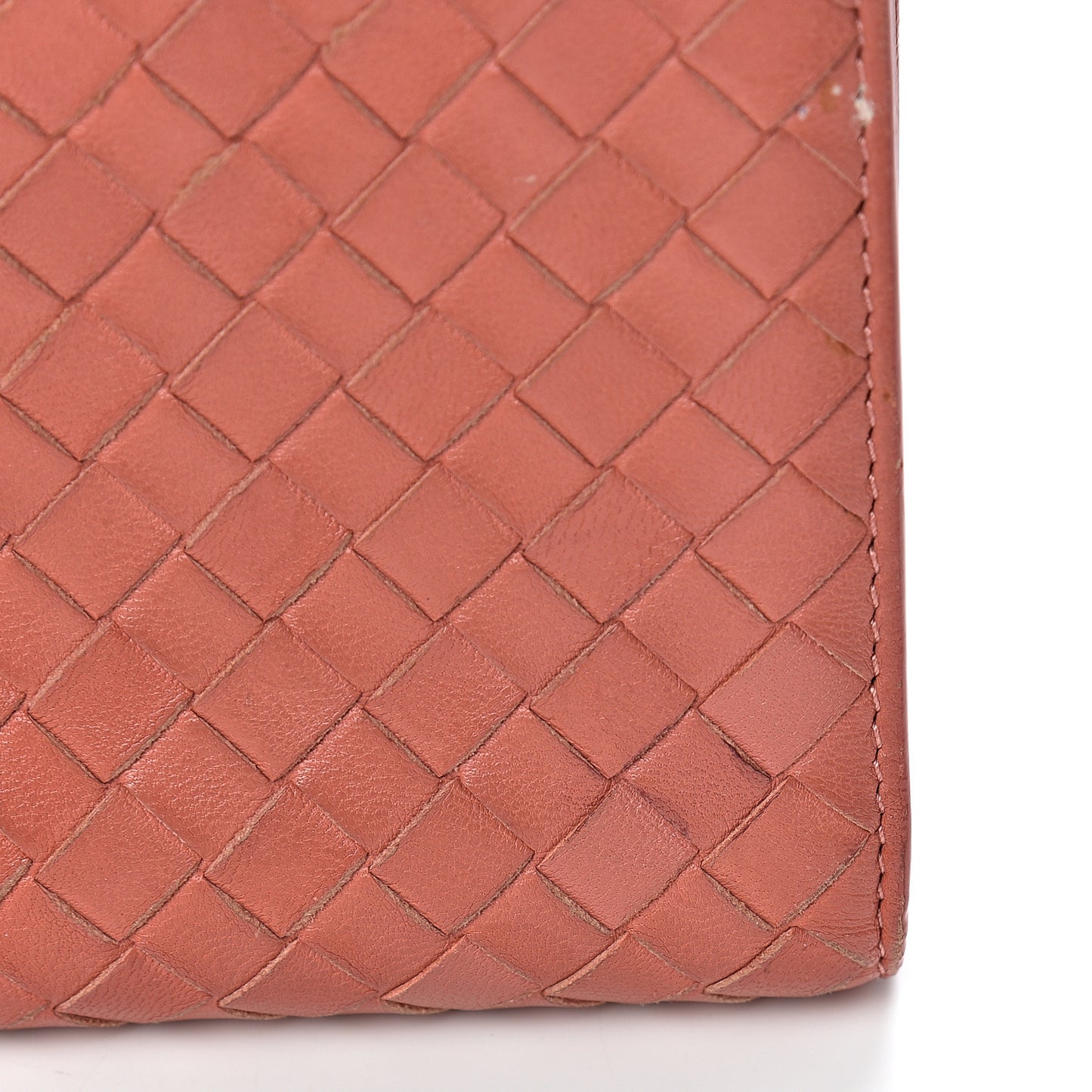 Nappa Intrecciato Continental Snap Wallet Pompei