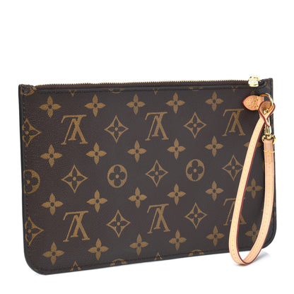 Louis Vuitton Monogram Neverfull MM GM Pochette 3 of 7