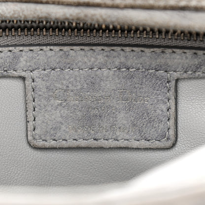 Christian Dior Lambskin Cannage Medium Lady Dior Grey 9 of 14