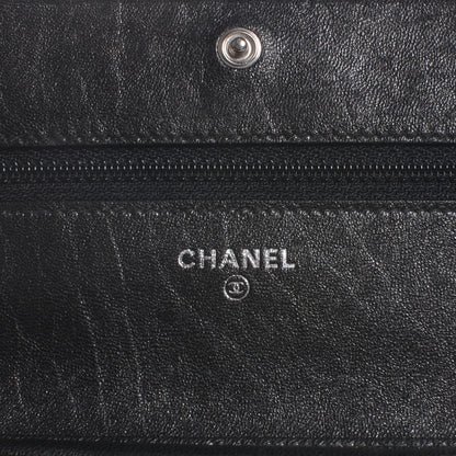 Chanel Leather Wallet On Chain WOC Black 6 of 9