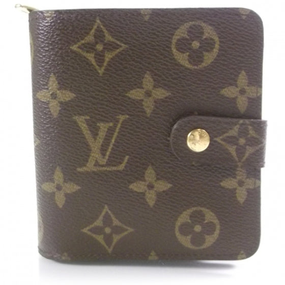 Monogram Compact Zippe Zipped Wallet