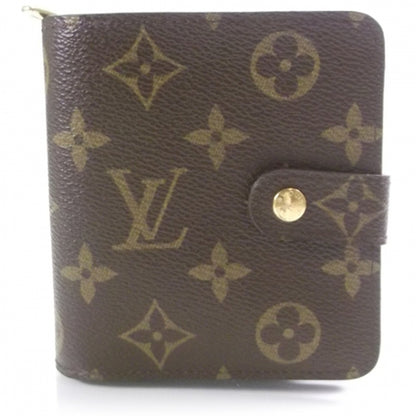 Louis Vuitton Monogram Compact Zippe Zipped Wallet 1 of 8