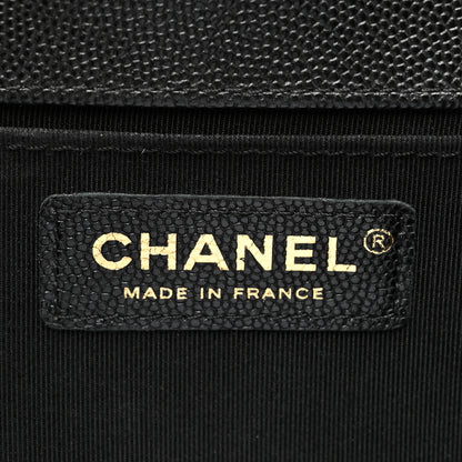 Chanel Caviar Quilted Medium Boy Flap Black 6 of 13