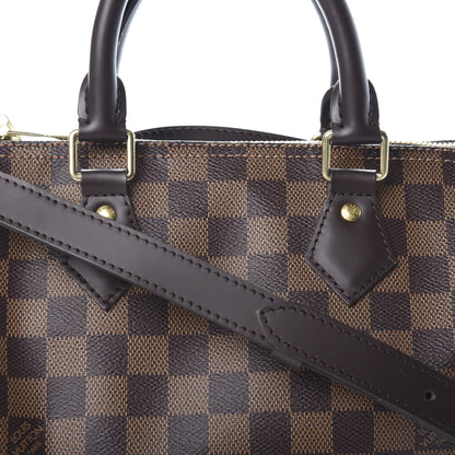 Louis Vuitton Damier Ebene Speedy Bandouliere 25 8 of 9