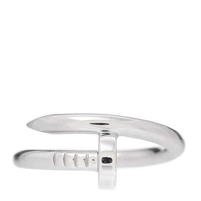 Cartier 18K White Gold Juste Un Clou Ring 57 8 1 of 7