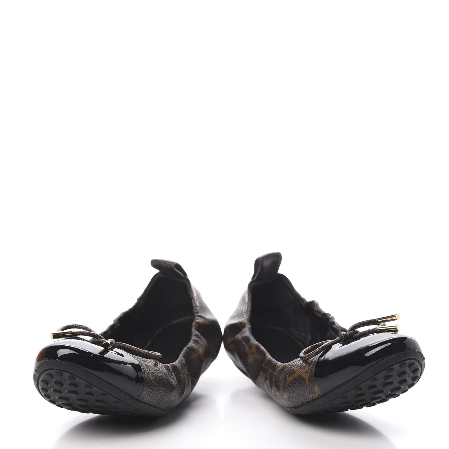 Monogram Flirty Ballerina Flats 37.5 Black