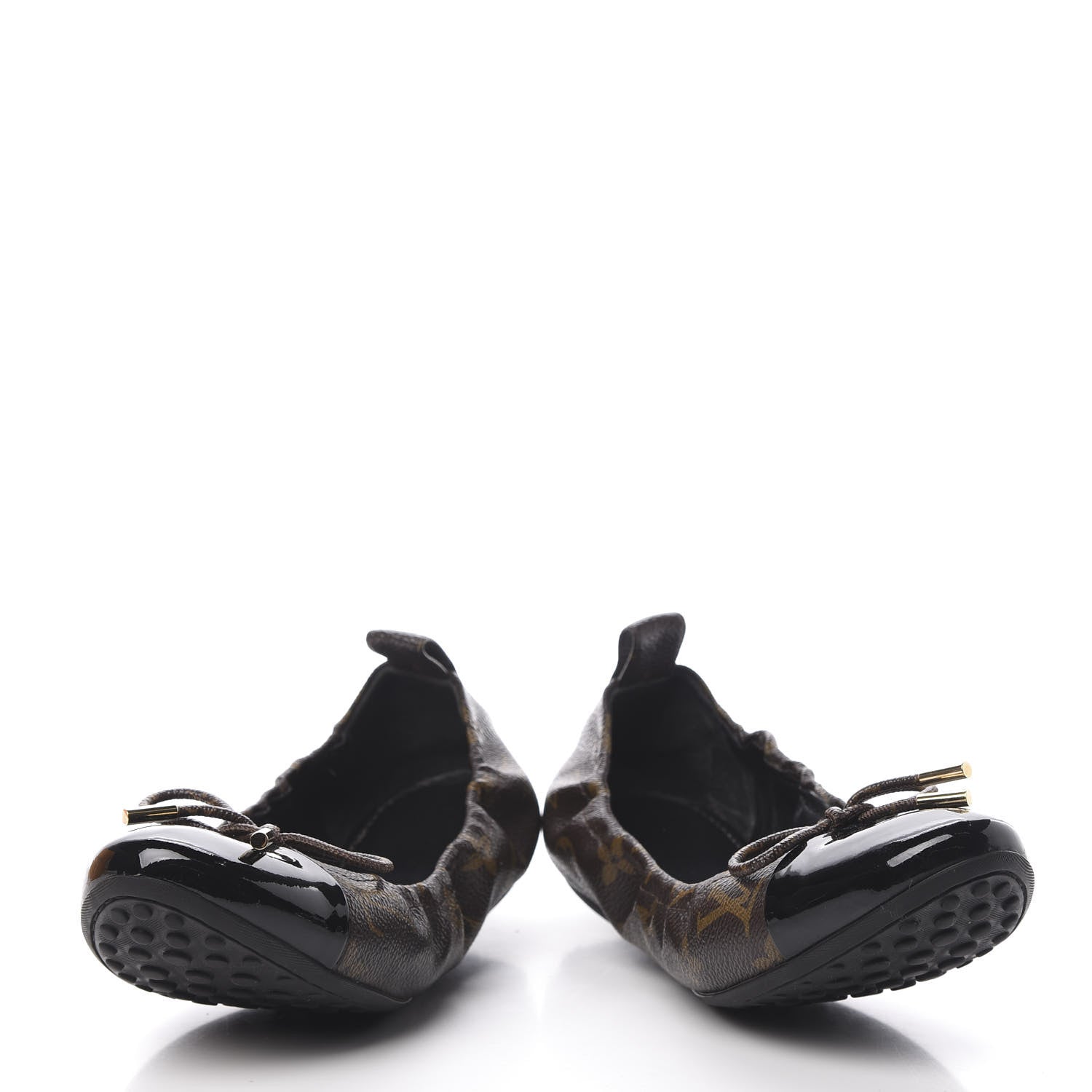 Louis Vuitton Monogram Flirty Ballerina Flats 37.5 Black 6 of 12