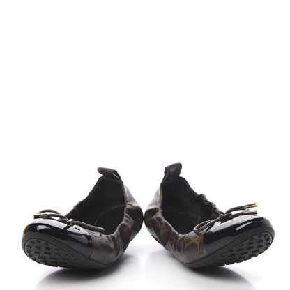 Louis Vuitton Monogram Flirty Ballerina Flats 37.5 Black 6 of 12