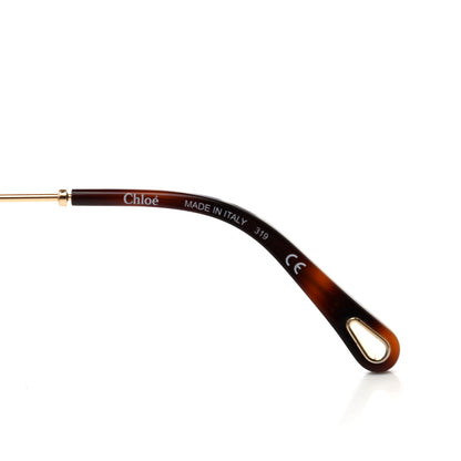 Chloe Poppy Cutout Square Sunglasses CE133S Havana Brown 6 of 6