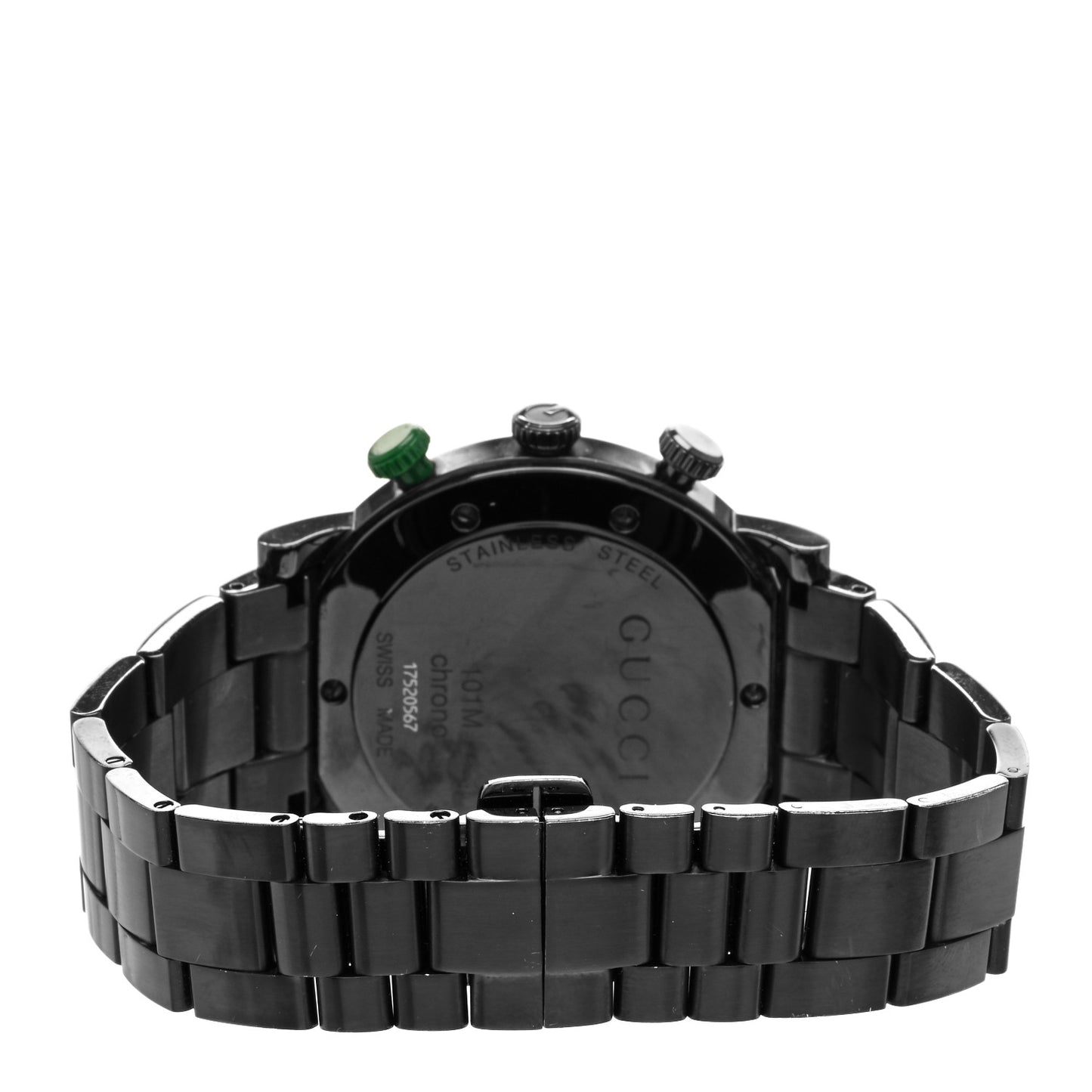 PVD Stainless Steel 44mm 101M G-Chrono Quartz Watch Black