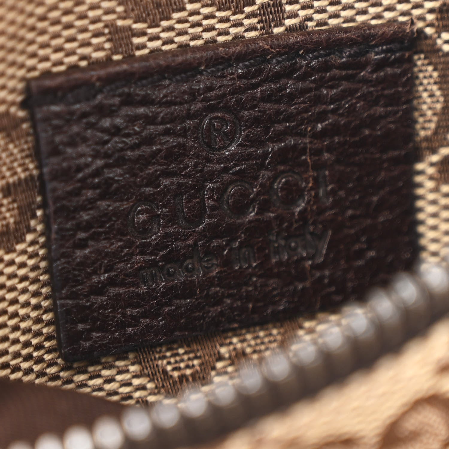 Gucci GG Monogram Double Pocket Belt Bag Dark Brown 6 of 10