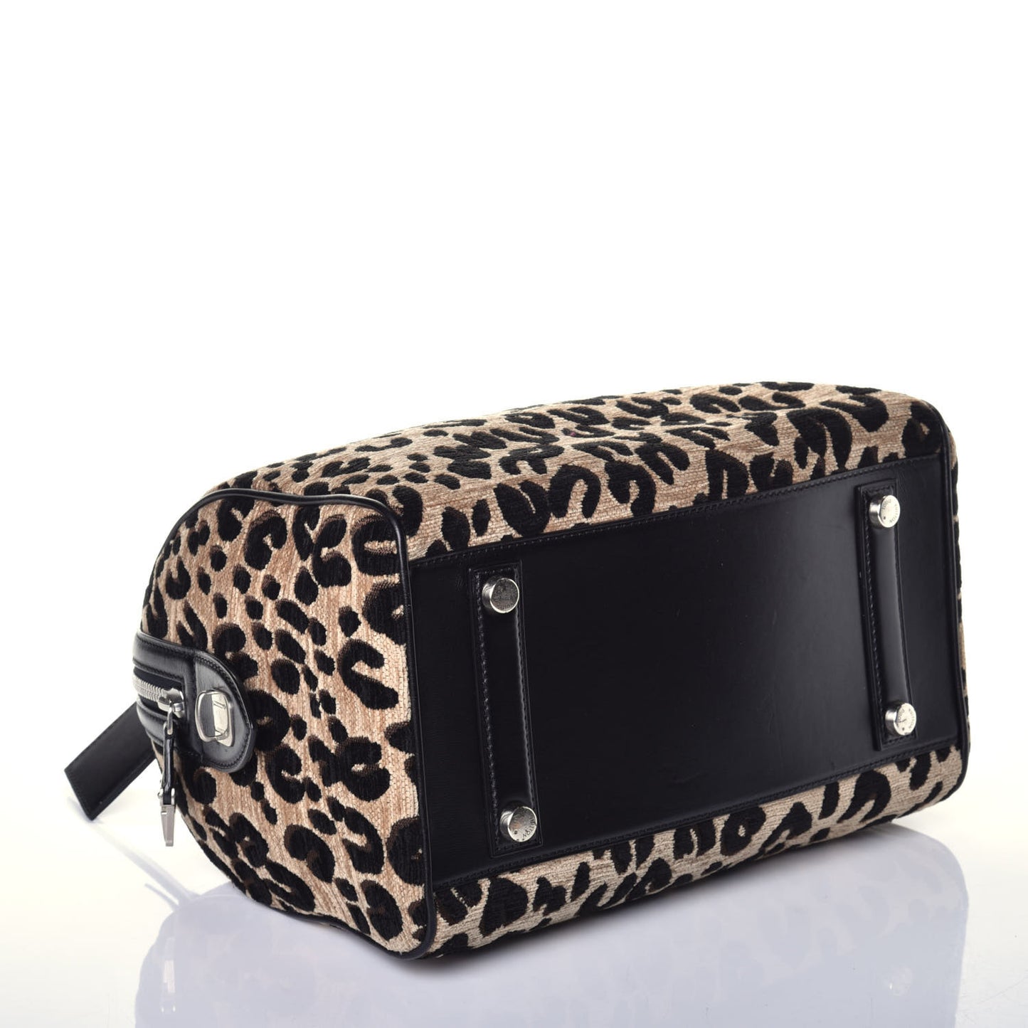 Jacquard Velvet Leopard Print Stephen Sprouse Speedy