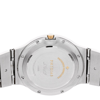 Vacheron Constantin Stainless Steel 18K Yellow Gold 34mm Phidias Quartz Watch White 4 of 4