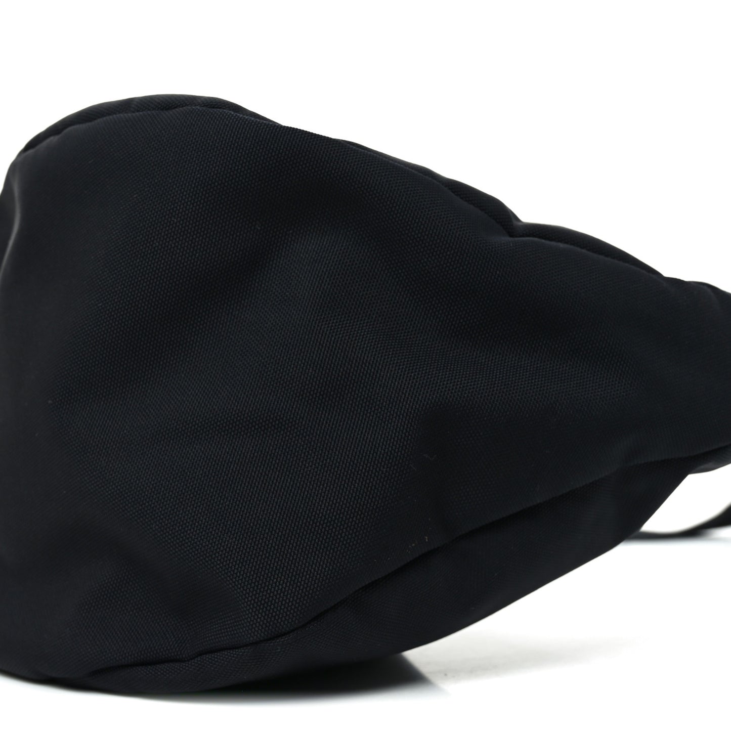 Nylon Slouchy Banana Two Bag Black