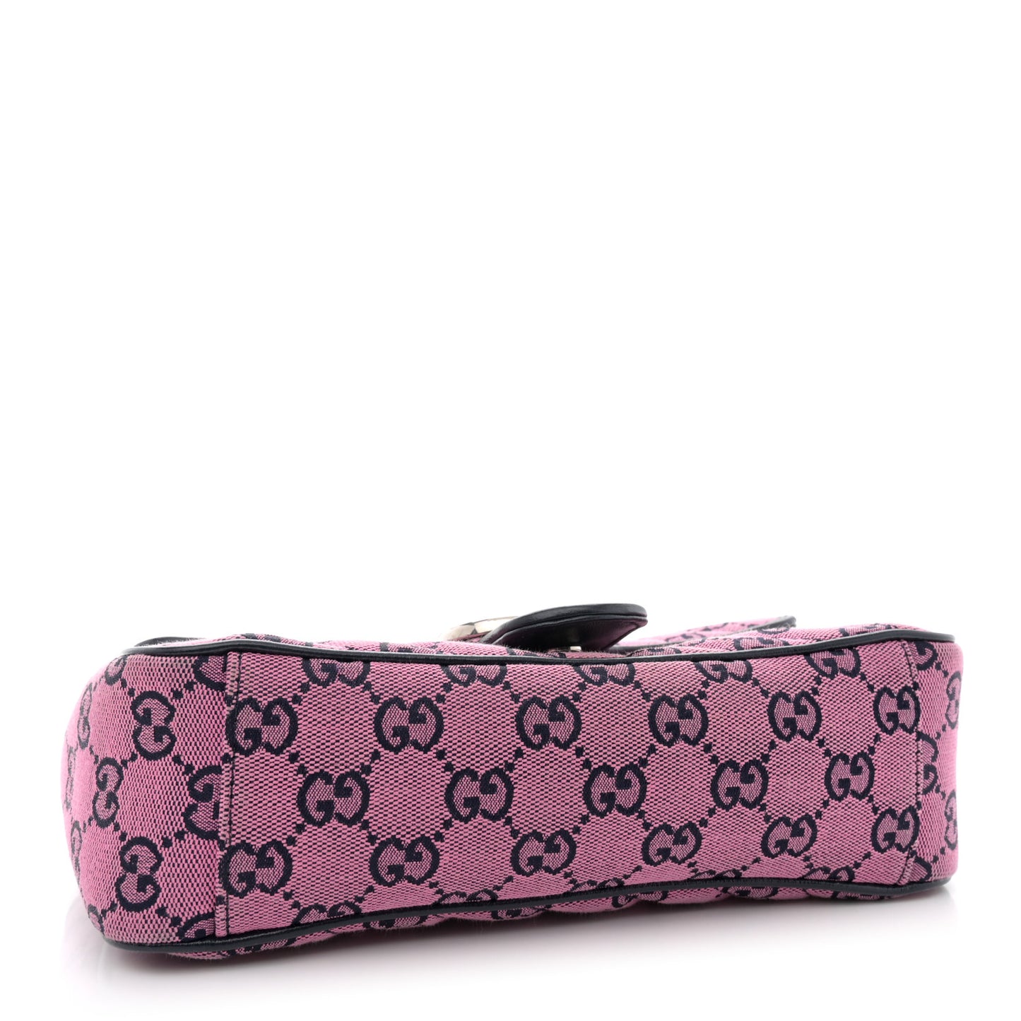 Monogram Multicolor Matelasse Diagonal Small GG Marmont Shoulder Bag Pink Blue