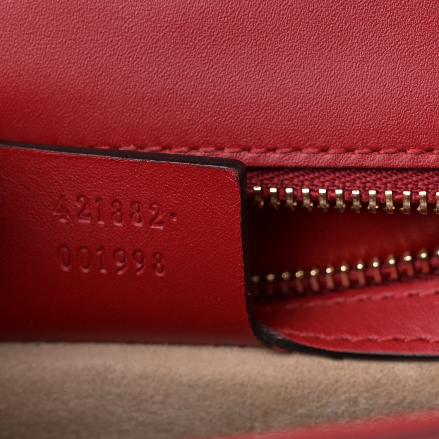 Gucci Calfskin Small Sylvie Shoulder Bag Hibiscus Red 7 of 10