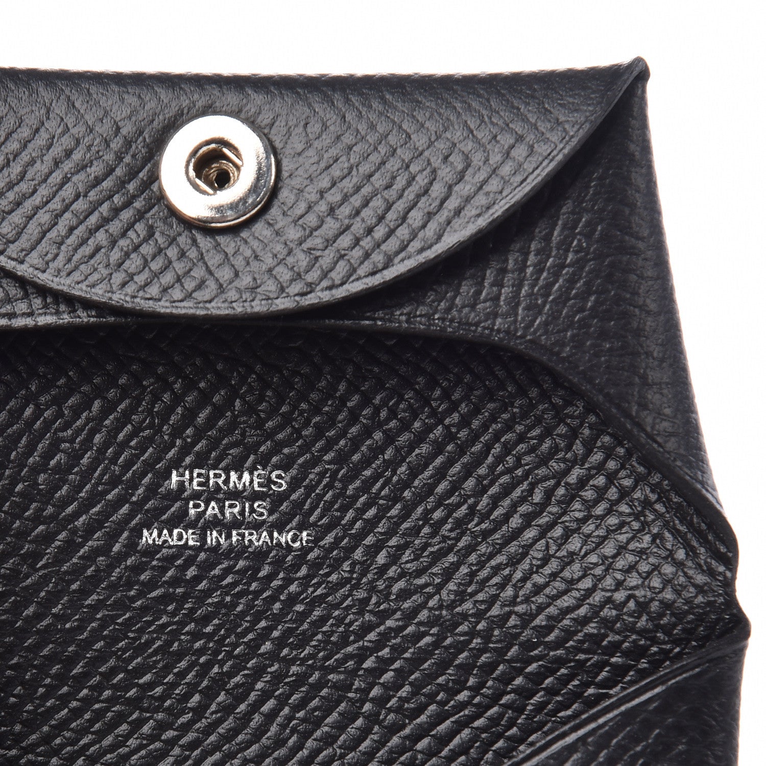 Hermes Epsom Bastia Coin Purse Black 5 of 7