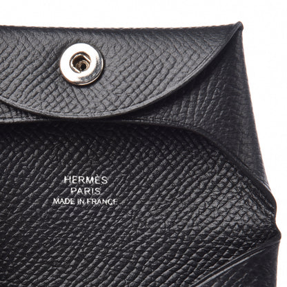 Hermes Epsom Bastia Coin Purse Black 5 of 7