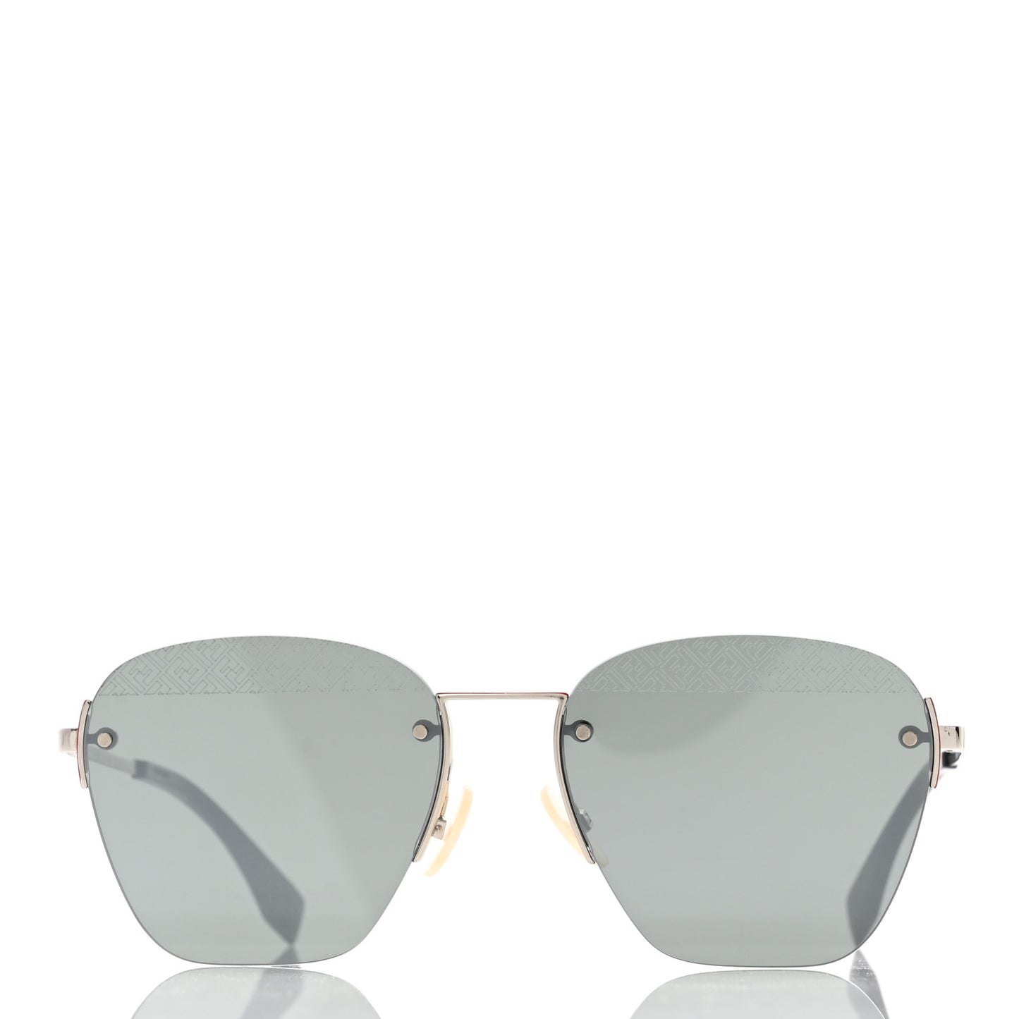 Metal Mirrored Sunglasses FF M0057/S Silver