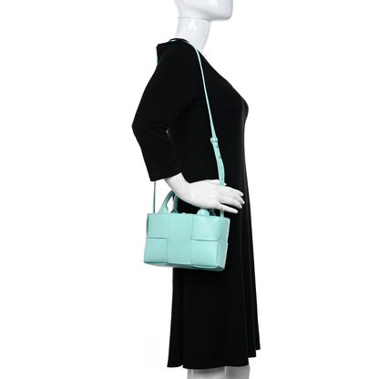 Bottega Veneta Lambskin Maxi Intreccio Candy Arco Tote Celadon 2 of 10