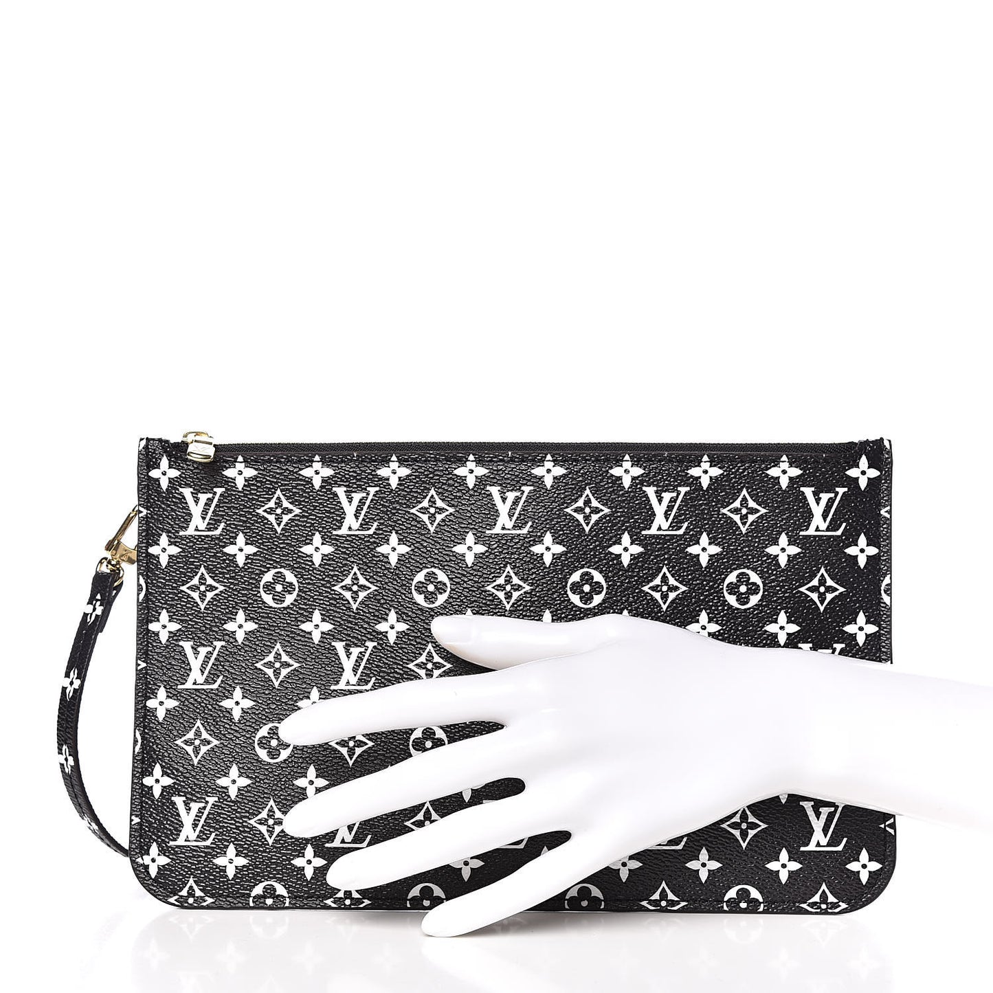 Monogram Giant Jungle Neverfull MM GM Pochette Black