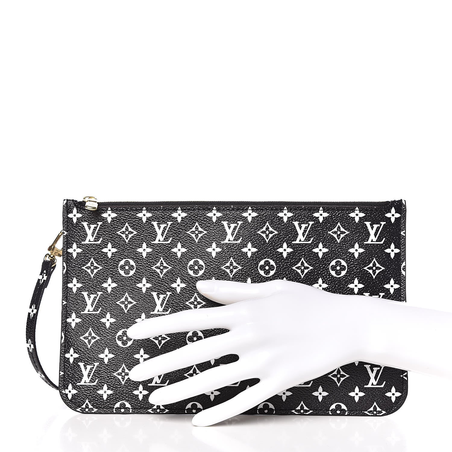 Louis Vuitton Monogram Giant Jungle Neverfull MM GM Pochette Black 2 of 7