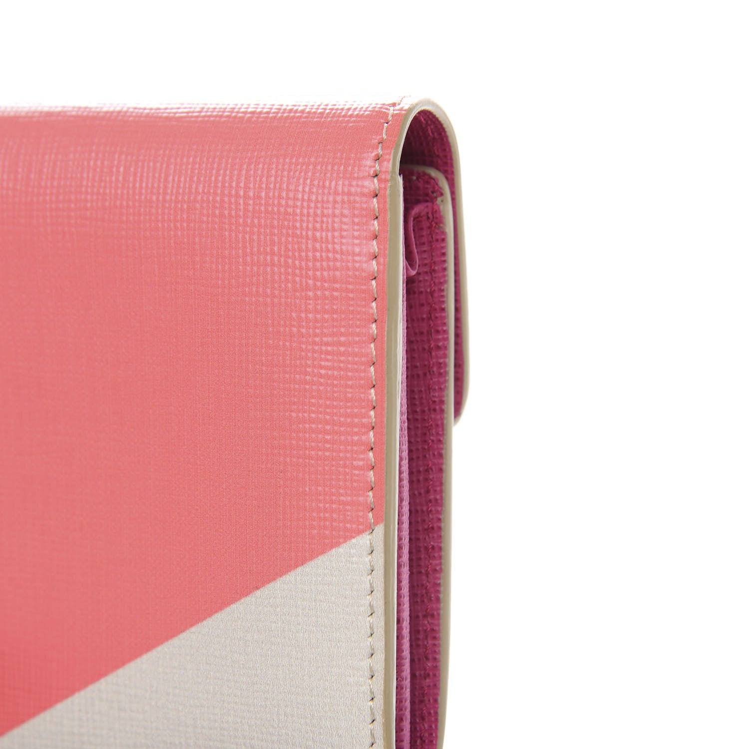 Fendi Vitello Elite Crystal Eye Monster Simply Continental Wallet Bellini Multicolor 10 of 11