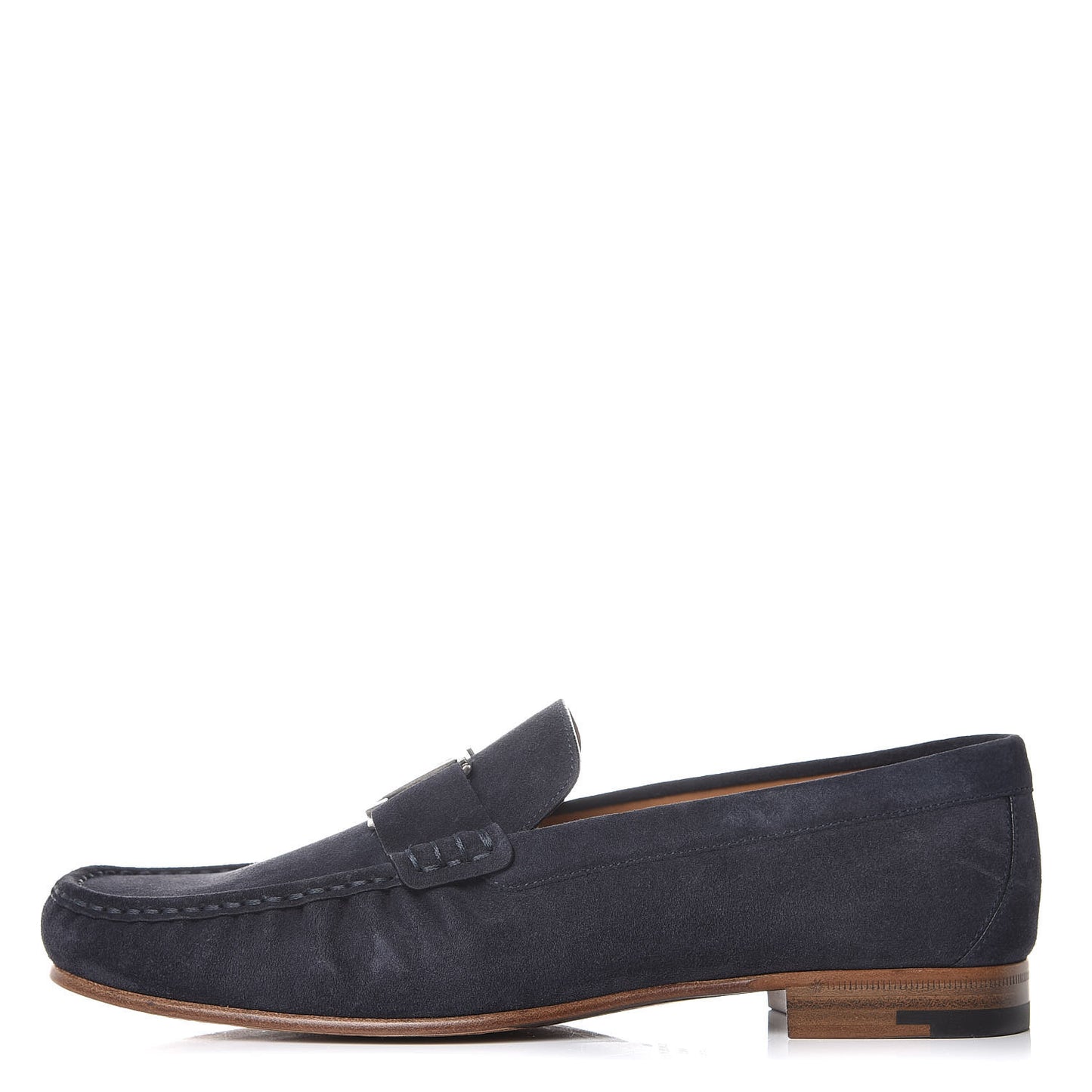Suede Mens Montaigne Loafers 9.5 Marine