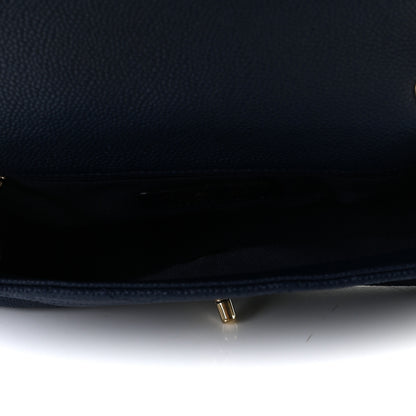 Chanel Caviar Quilted Small City Walk Flap Navy Blue 5 of 7