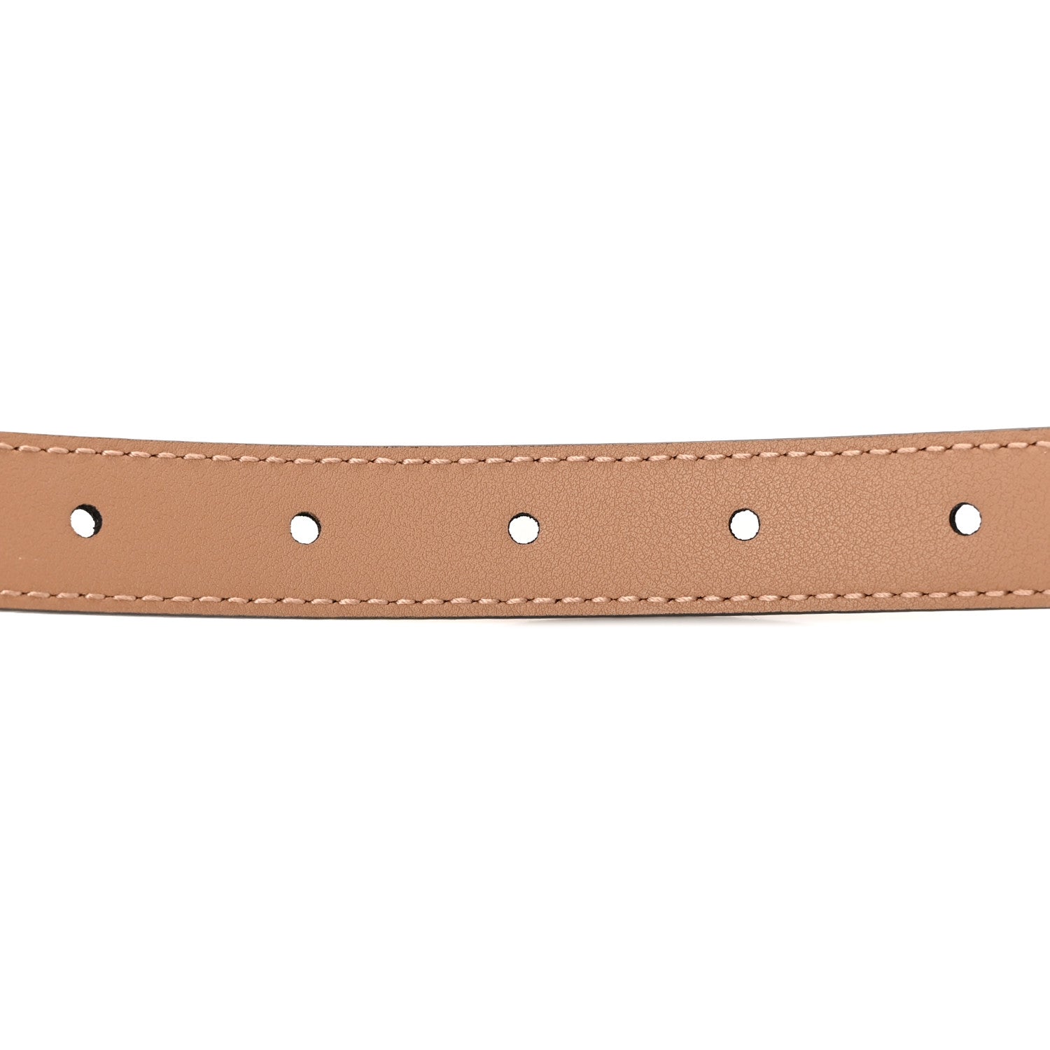 Gucci Azalea Calfskin Enamel Monochrome Double G 20mm Belt 80 32 Camelia 4 of 5