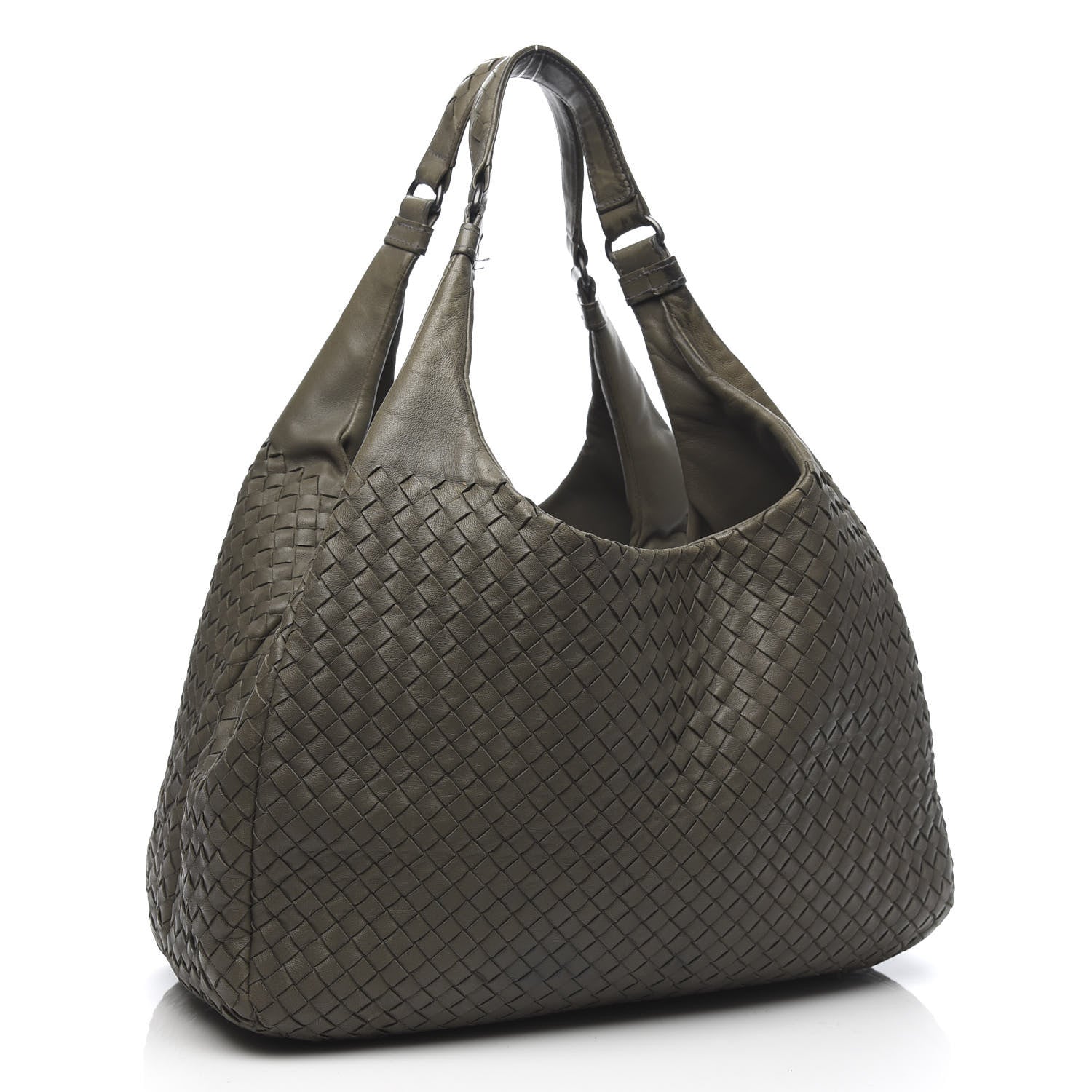 Bottega Veneta Nappa Intrecciato Large Campana Hobo Shadow 3 of 13