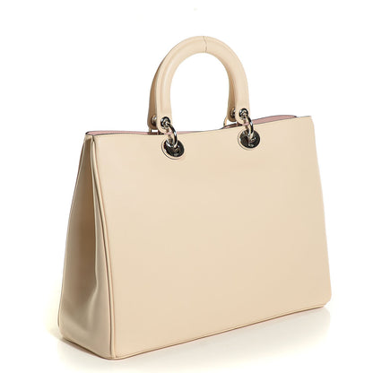 Christian Dior Smooth Calfskin Large Diorissimo Tote Beige 3 of 9
