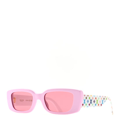 Louis Vuitton LV X TM Acetate Monogram Multicolor Sunglasses Z2711W Pink 1 of 7