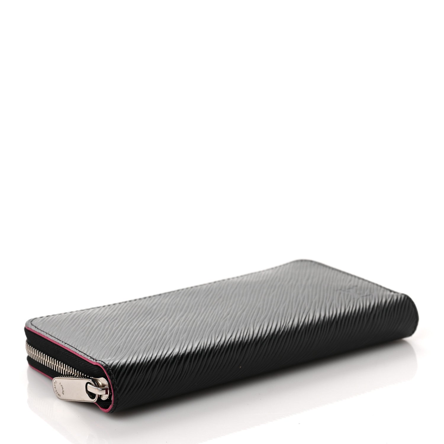 Louis Vuitton Epi Zippy Wallet Black Hot Pink 4 of 8