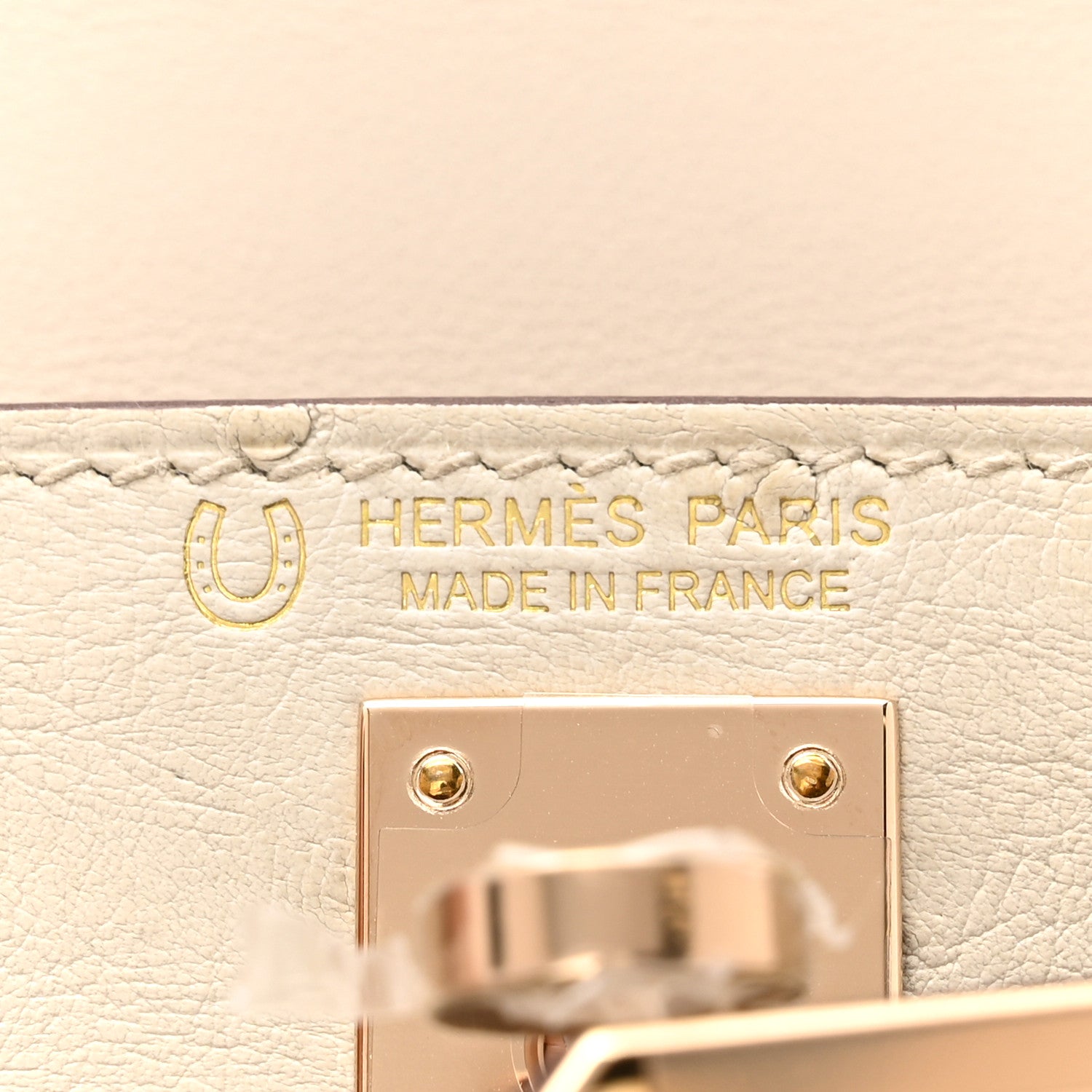 Hermes Ostrich Horseshoe Kelly Sellier Mini 20 Beton Gris Asphalt 6 of 11