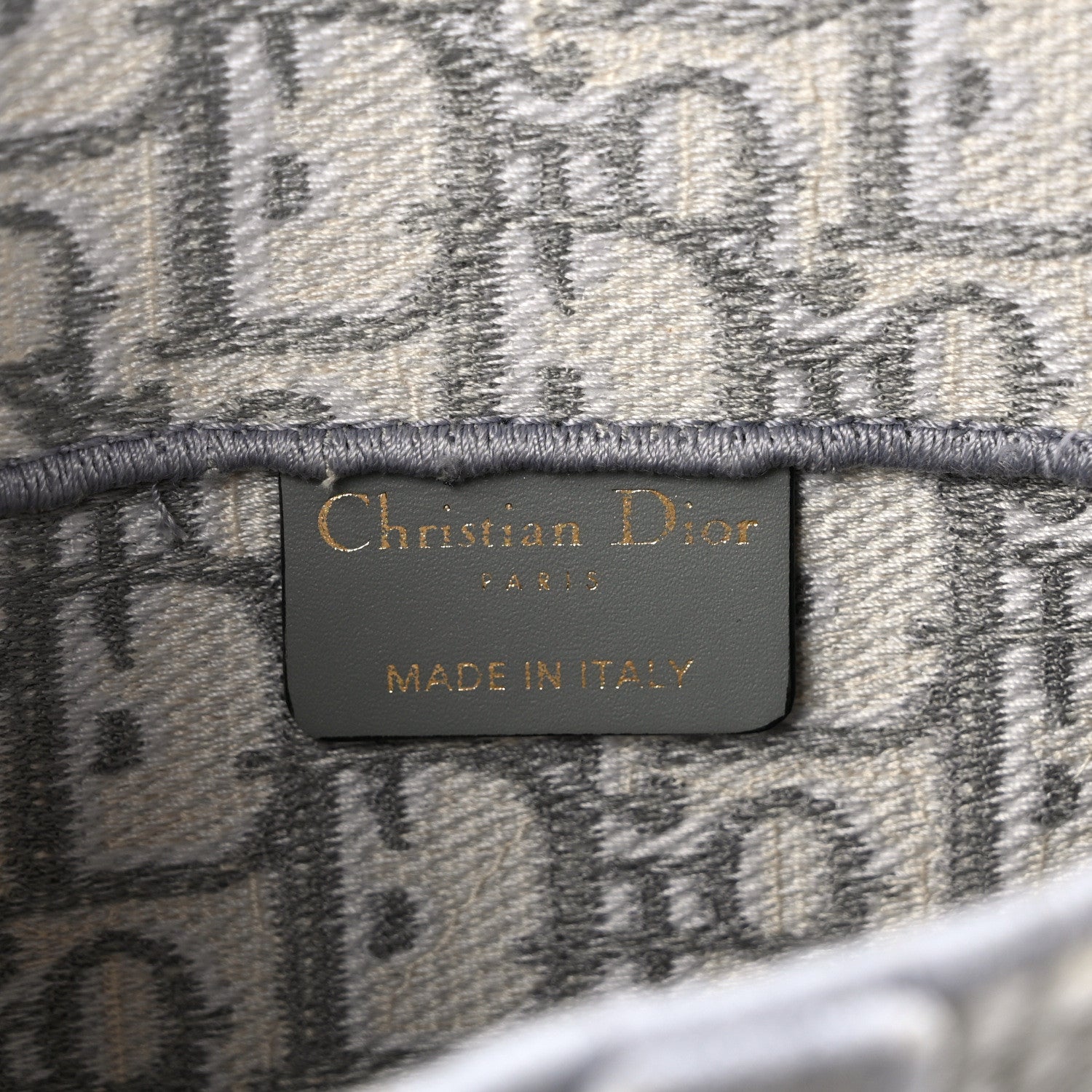 Christian Dior Oblique Saddle Belt Bag Grey 6 of 9