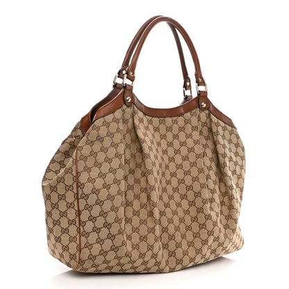 Gucci Monogram Large Sukey Tote Brown 3 of 13