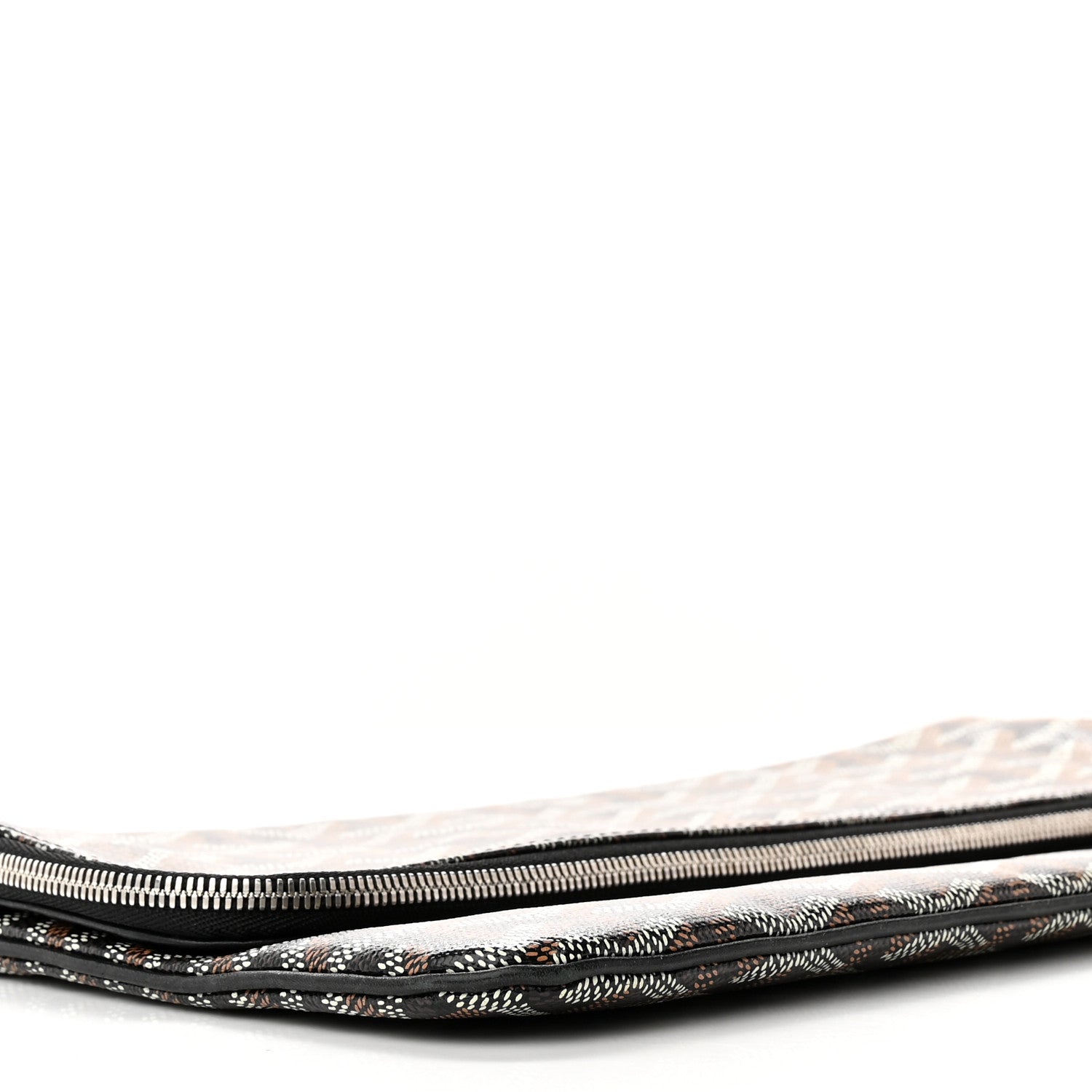 Goyard Goyardine Sainte Marie Soft Clutch Black 10 of 15