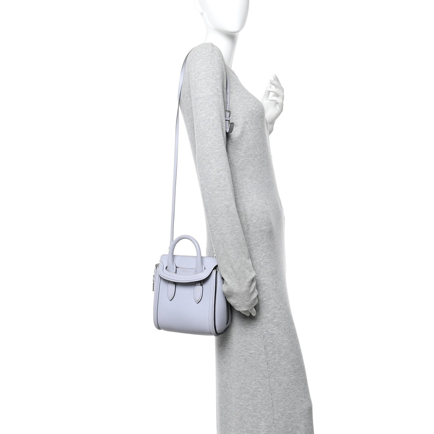 Calfskin Mini Heroine Light blue