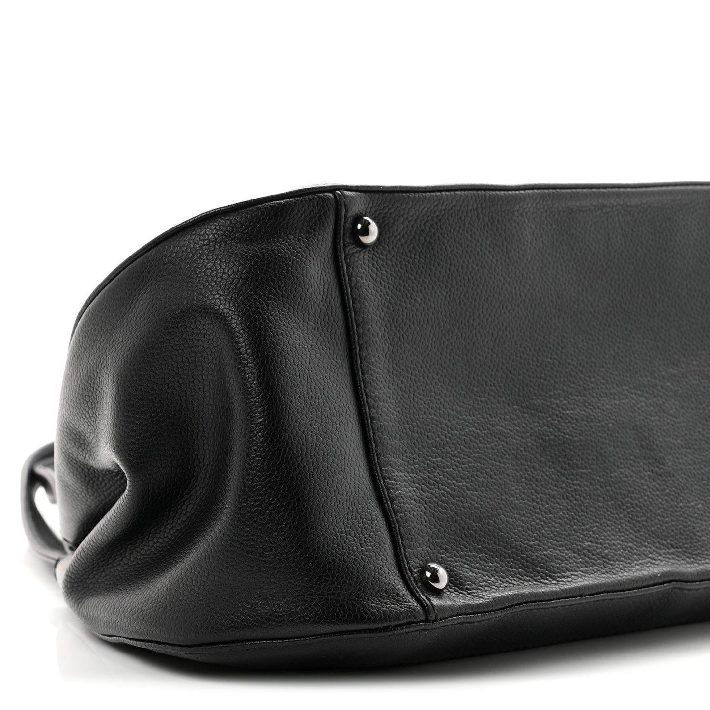 Caviar Quilted Small Mademoiselle Flap Bag Black