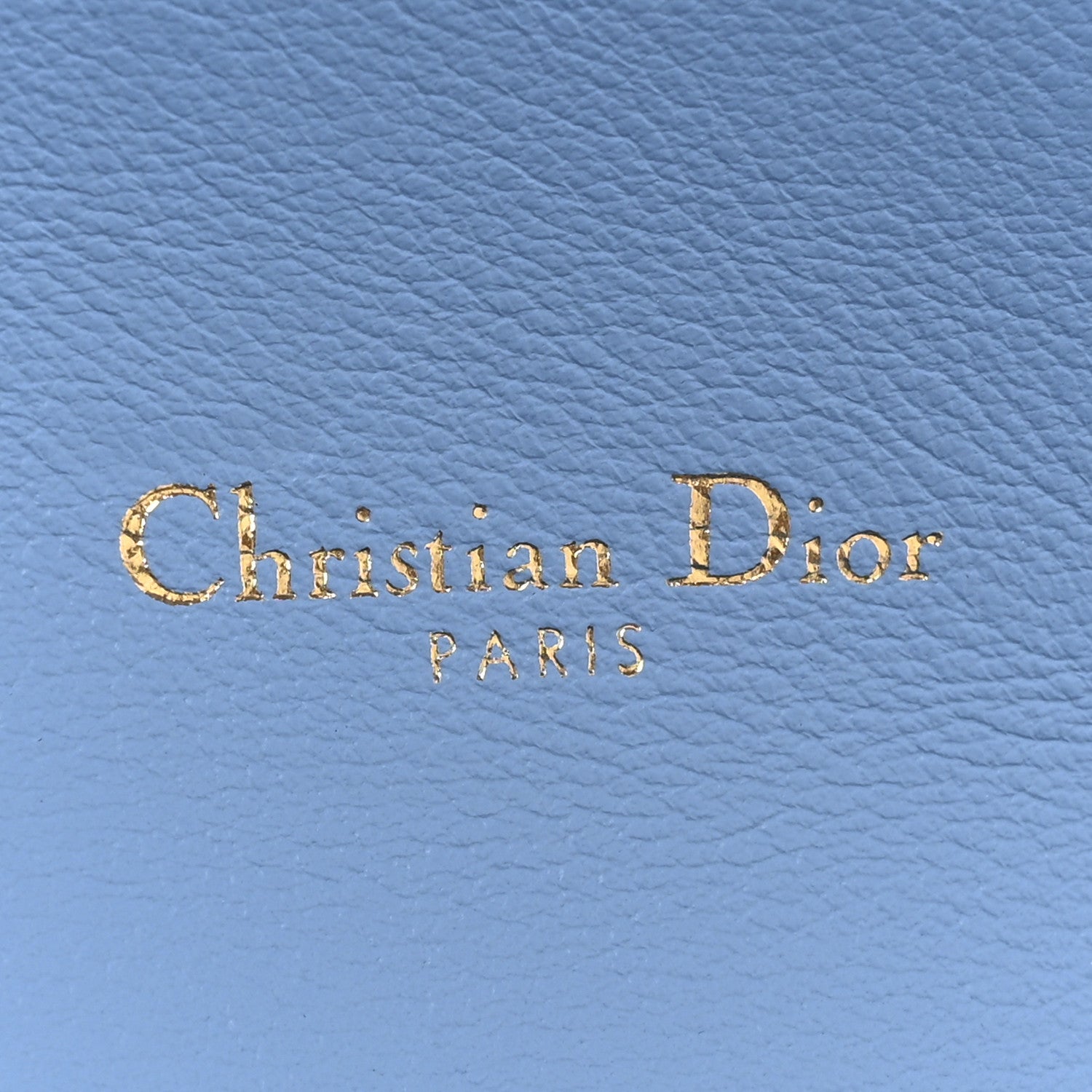 Christian Dior Oblique Saddle Chain Long Wallet Cornflower Blue 9 of 14