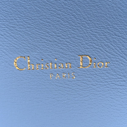 Christian Dior Oblique Saddle Chain Long Wallet Cornflower Blue 9 of 14