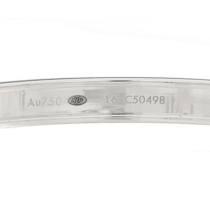 Louis Vuitton 18K White Gold Empreinte Bangle Bracelet 4 of 4