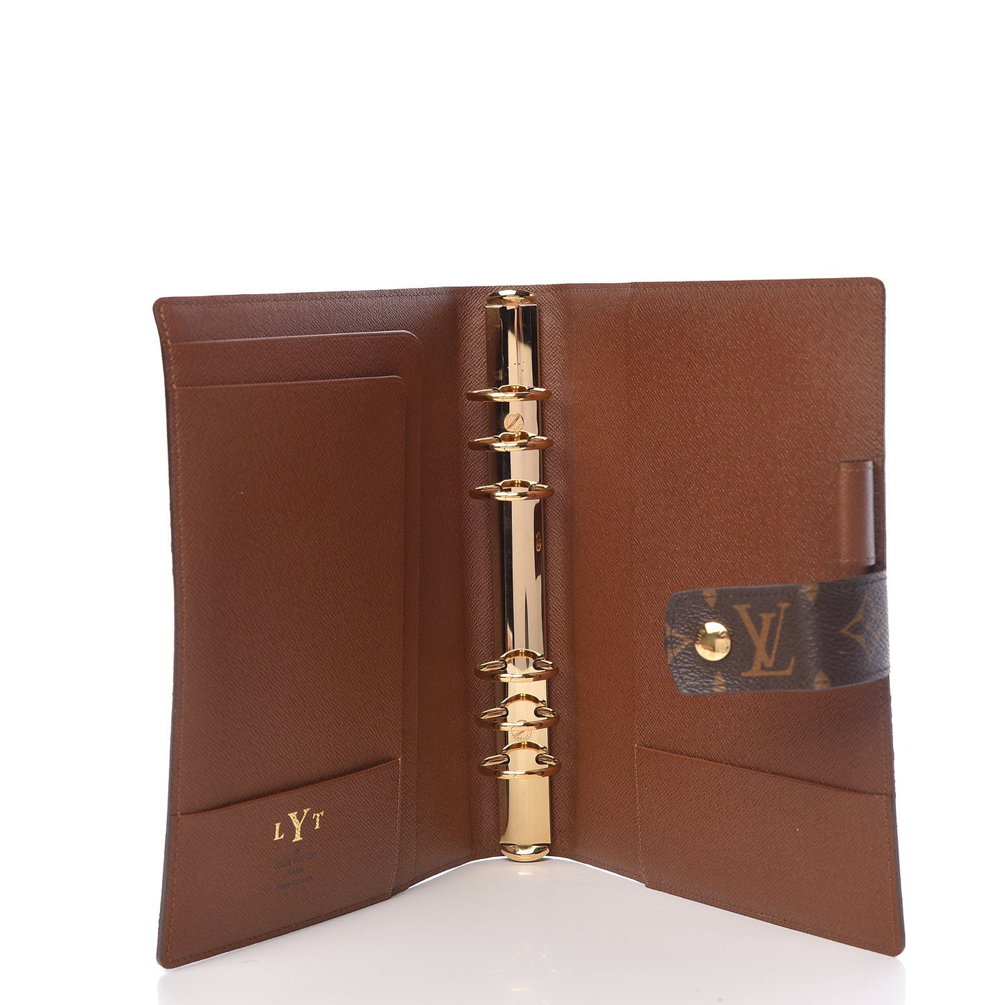 Monogram Large Ring Agenda Cover