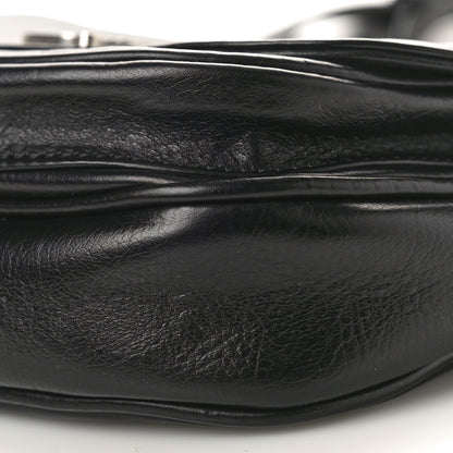 Balenciaga Calfskin Soft B Round Crossbody Bag XS Black 9 of 9