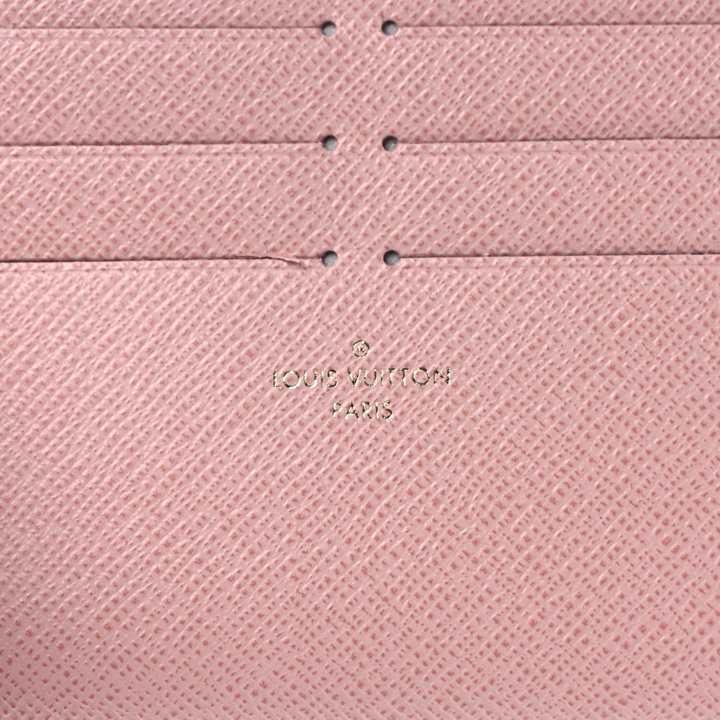 Calfskin Felicie Card Holder Insert Rose Ballerine