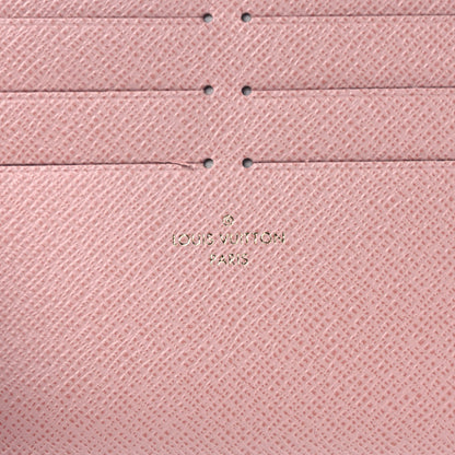 Louis Vuitton Calfskin Felicie Card Holder Insert Rose Ballerine 6 of 6