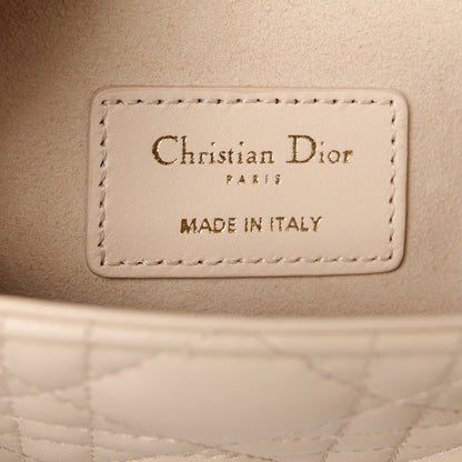 Christian Dior Lambskin Cannage Medium Lady D-Joy Beige Aesthetic 6 of 11