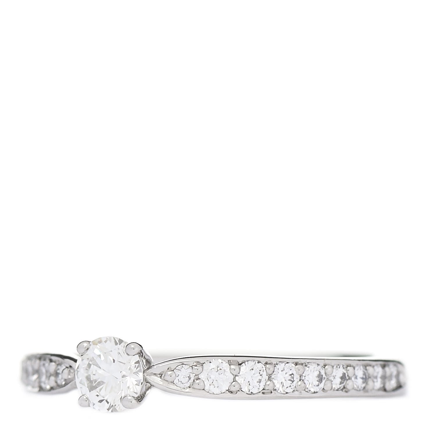 Tiffany Platinum Diamond .20ct Round Brilliant Harmony Engagement Ring 52 6 3 of 6