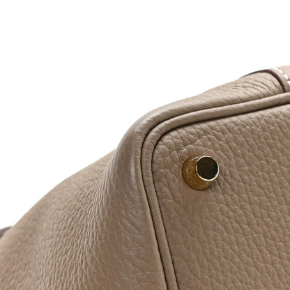 Hermes Taurillon Clemence Picotin Lock 18 PM Etoupe 9 of 13